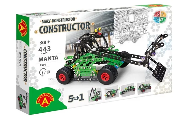 Constructor Pro Manta 5-i-1 Metal Konstruktionsbyggesæt