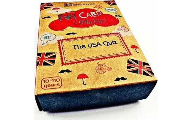 Creativo Fun Card English The Usa Quiz Creativo