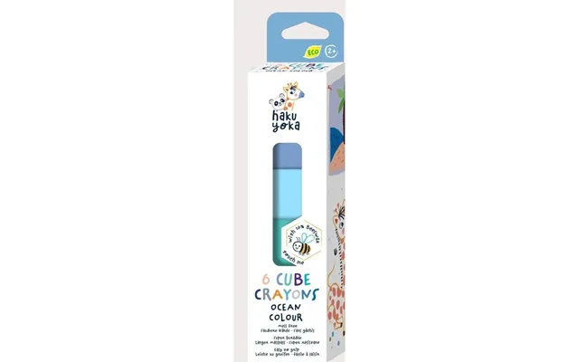 Cube Crayons - Ocean 6 Stk
