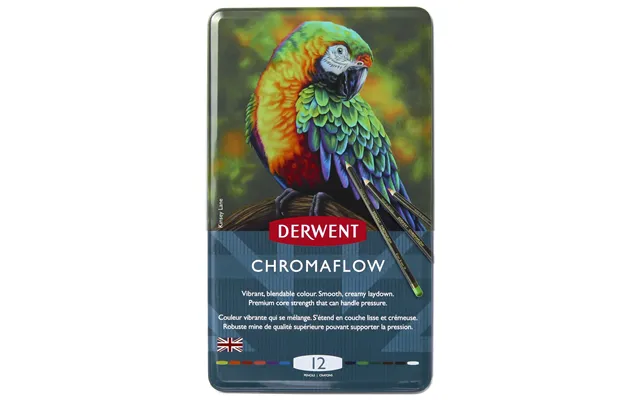 Derwent Chromaflow Pencil 12 Stk. I Tinæske