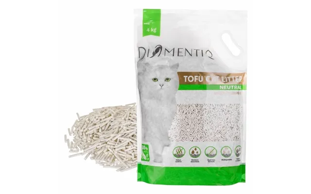 Diamentiq Tofu Klumpende Strøelse 4 Kg Naturlig