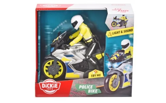 Dickie Pada O Policijos Motociklas 17 Cm