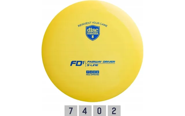 Discmania Fairway Driver S-line Fd1 Yellow Diskgolf