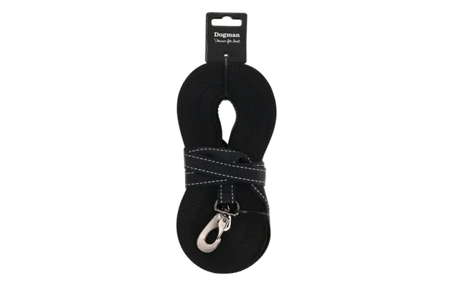 Dogman Sporline Iris Vævet Sort 15m 15m