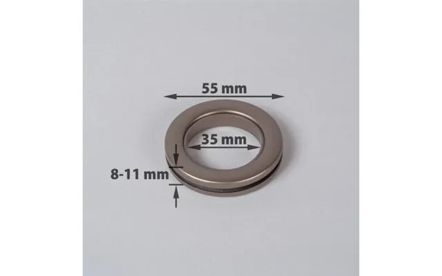 Domoletti Gardinringe - Platin
