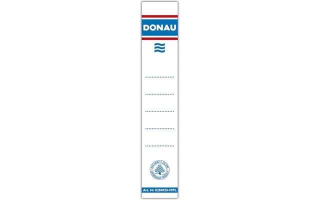 Donau Slip-on Etiketter Til Ringbind 28x153mm 8350920-09en