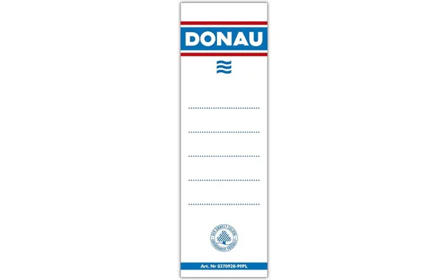 Donau Slip-on Etiketter Til Ringbind 48x153mm 8370920-09en