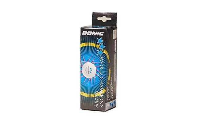 Donic Bordtennisbolde Donic P40 3star 3 Stk