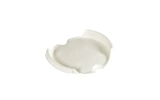 Drikkelåg Liplids Bagasse Bambus Ø90xh15mm Til Kaffebæger Hvid,50 Stk Pk