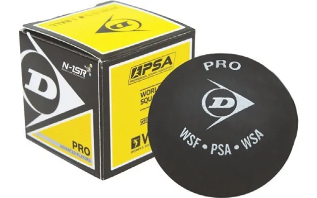 Dunlop Sport 700108 Squashbold Gul Prik 12 Stk Sqbap