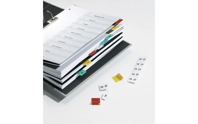 Durable 840500 - Blankt Faneindeks