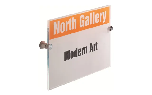 Durable Crystal Sign - Skilteholder