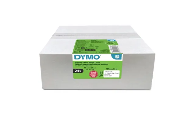 Dymo Original Labelwriter Store Forsendelsesetiketter Store Navneskilte 54 Mm X 101 Mm 24 Ruller Med 220 Let-aftrækkelig