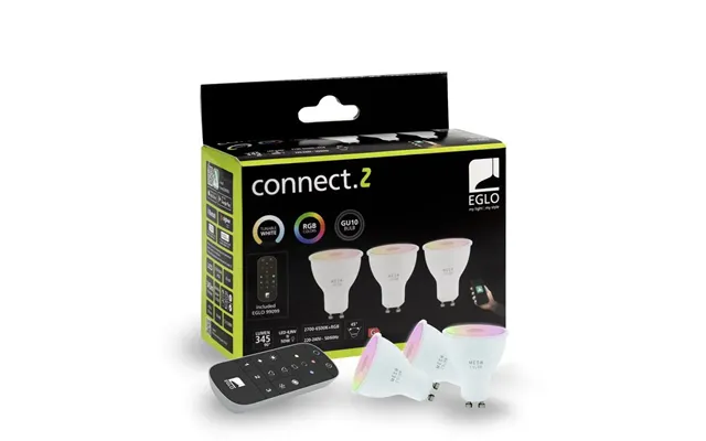 Eglo Connect-z Gu10 Smartpærer - 3-pak Med Fjernbetjening