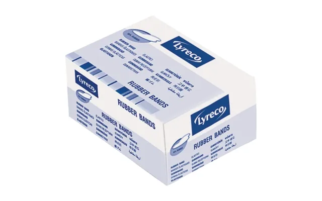 Elastikker Lyreco Gummibånd 180x10mm Æske A 500 G