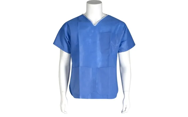 Engangsuniform Bluse, Abena Excellent, L, 76x64cm, 35 Gsm, Mørkeblå, Sms, Enkeltpakket, Usteril - 100 Stk