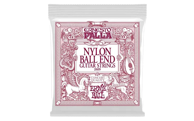 Ernie Ball 2409 Black & Gold Nylon Ball End Strenge