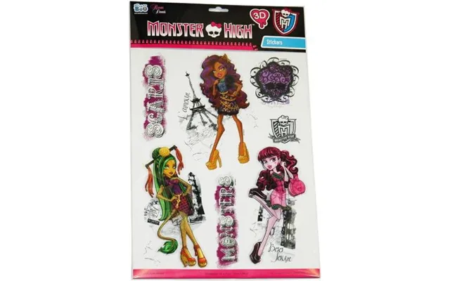 Euro Trade 3d-vægdekoration Monster High - 301092