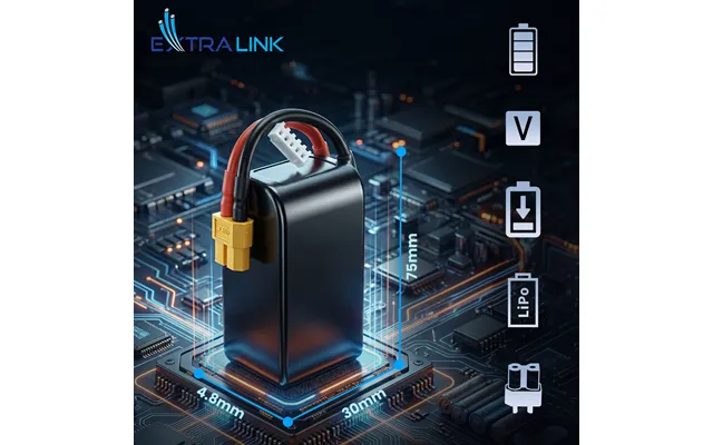Extralink Lipo Battery 850mah 3s With Xt30 100c For Fpv Drones - Rc Wehicles