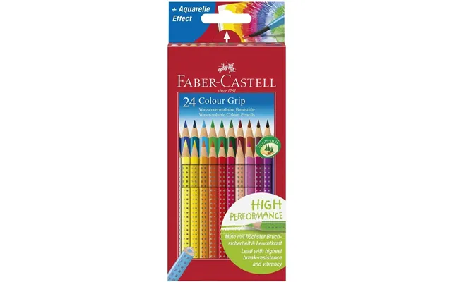 Farveblyanter Faber-castell Grip 2001 Akvarel Trekant - Med 24 Stk
