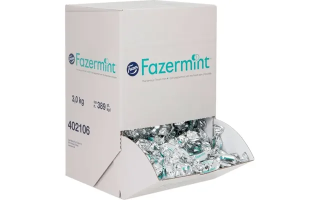 Fazermint Chokolade 3000g - I Borddisplay