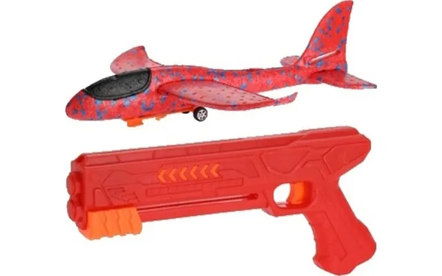 Fly I Polystyren Med Affyringsrampe 43 Cm - Rød