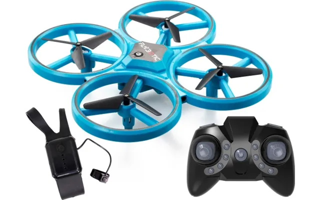 Flybotic Flashing -kauko-ohjattava Drone - Sininen