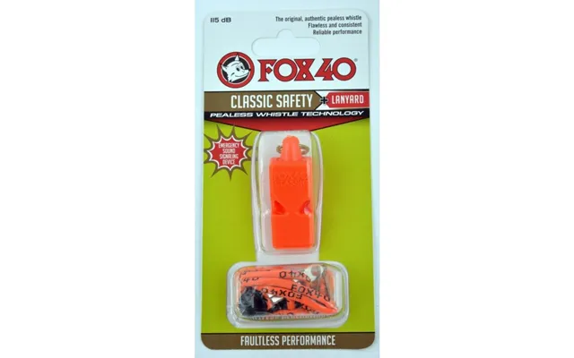 Fox40 Fløjte 40 Classic Snor Orange 9903-0308