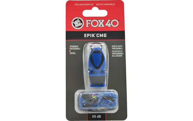 Fox40 Fløjte Fox 40 Epic Cmg Blå Med Snor 8803-0508