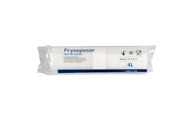 Frysepose, Abena Cater-line, 4 L, Klar, Ldpe Virgin, 20x40 Cm - 15 Ruller X 44 Stk