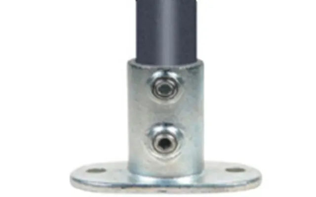 Galv. Rækværks Flange - Pipe Clamps Rækværksflange 33,7 Mm X 1''