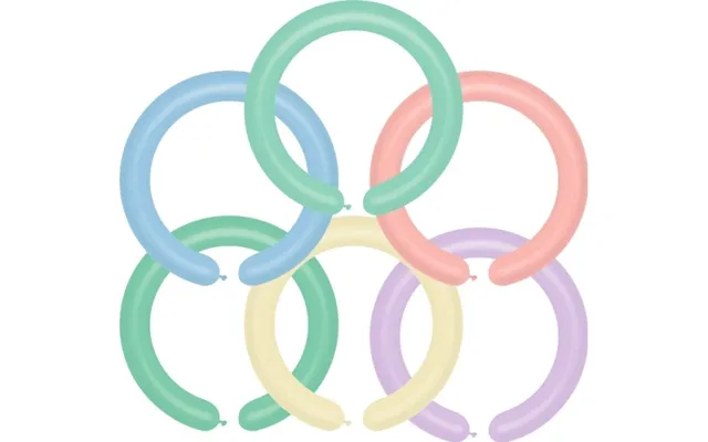Gemar Balloons For Modeling Macaroons Multicolored Mix - D4