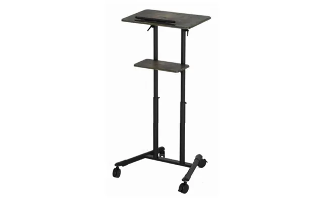 Gembird Tvs-desk-01-bk, Sort, 20 Kg, 1110 - 1345 Mm, Mdf, Rektangulær Form, 530 Mm