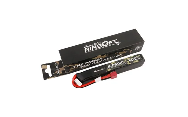 Gens Ace 25c 1500mah 3s1p 11.1v Airsoft-batteri Lipo Med T-stik
