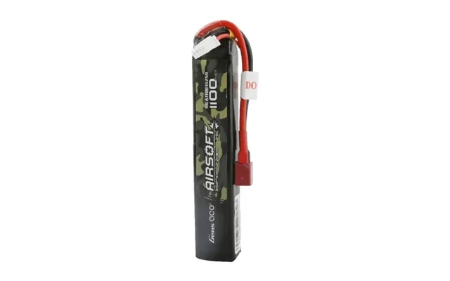 Gens Ace Lipo Batteri 25c 1100mah 3s1p 11,1v Airsoft Med T-plug