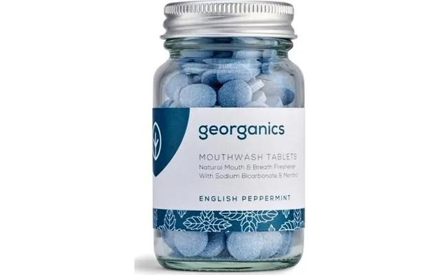 Georganics Pebermynte Mundskyllemiddel - 180 Tabletter