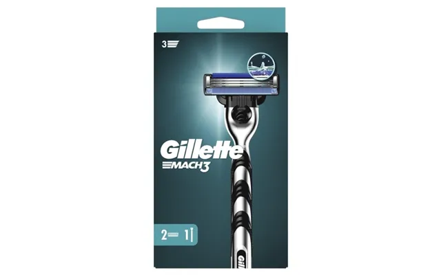 Gillette Mach 3 Barbermaskine Patron 2 Stk.