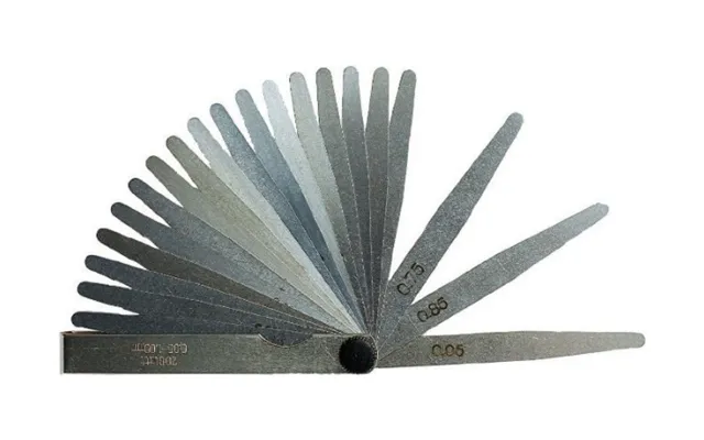 Gimex Spalte- Målermåler 100 Mm 0,03 0,1 Mm 8 Stk. 318.021