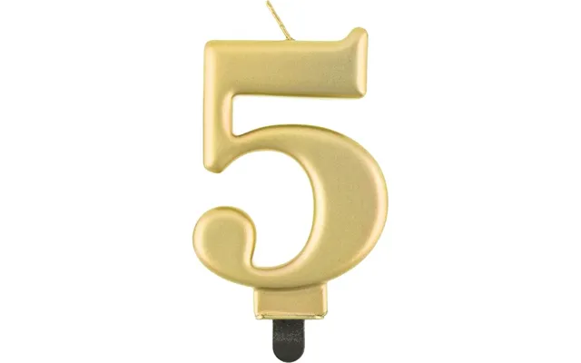 Godan Fødselsdagslysestage 5 Guld 8 Cm