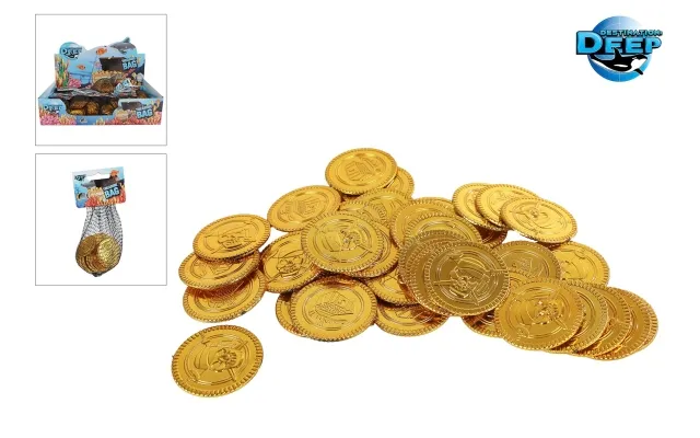 Gold Coins 40 Pcs In Net Cdu