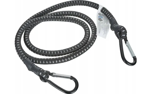 Gummitransportrem Til Fastgørelse Af Bagage Karabinhager 10 Mm X 120 Cm 80