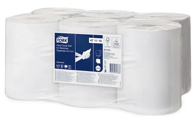 Håndklædeark Tork H13 Advanced 2-lags Hvid 143m - Til Elektronisk Dispenser