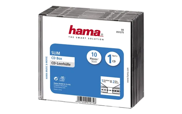 Hama - Smal Cd-boks Til Lagring Af Cd'er