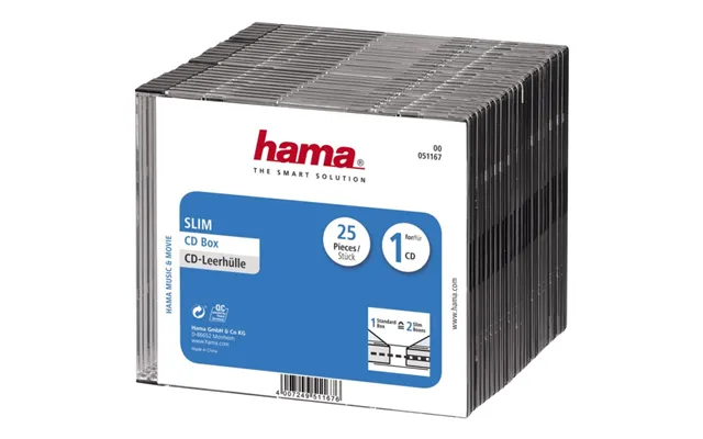 Hama - Smal Cd-boks Til Lagring Af Cd'er