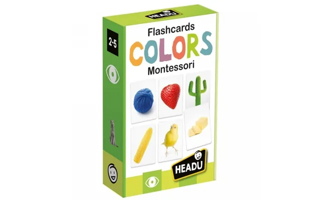 Headu Flashcards Colors Montessori - 2 År