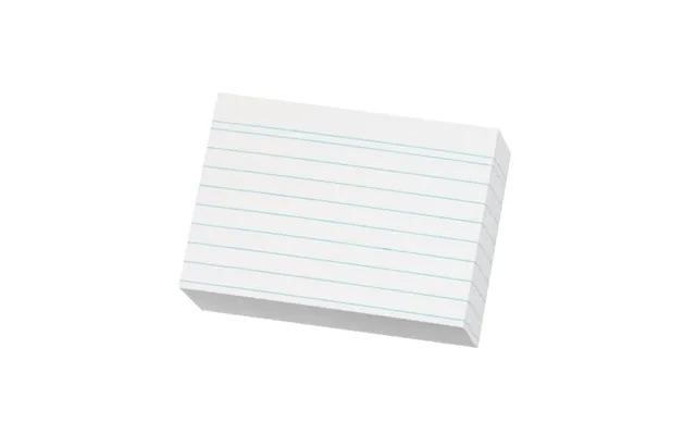 Herlitz Kartotekskort A8 Med Linjeret Hvid 120g 200 Pakker