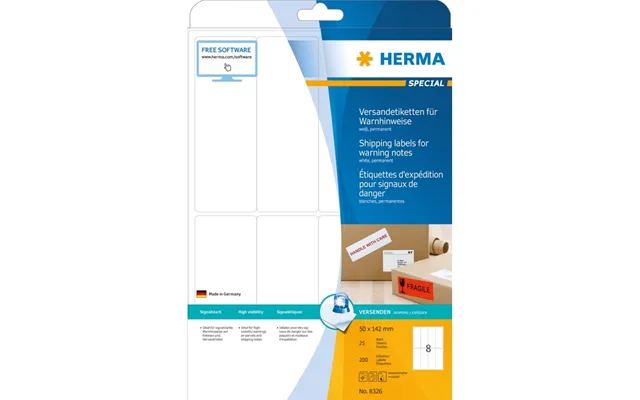 Herma 8326 - Hvid