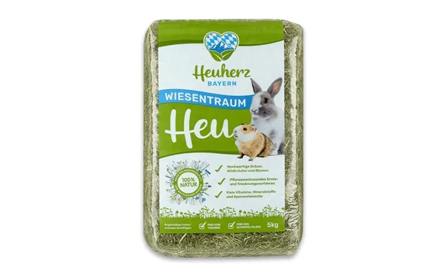 Heuland Heuherz Bayern Økologisk Hø 5 Kg 2025