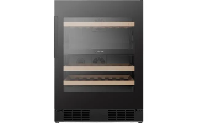 Hisense Vinskab - Rw3n122gslf Cr, Vin Køleboks, Fritstående, 46 Flaske R , 60 W, Sort, Sort