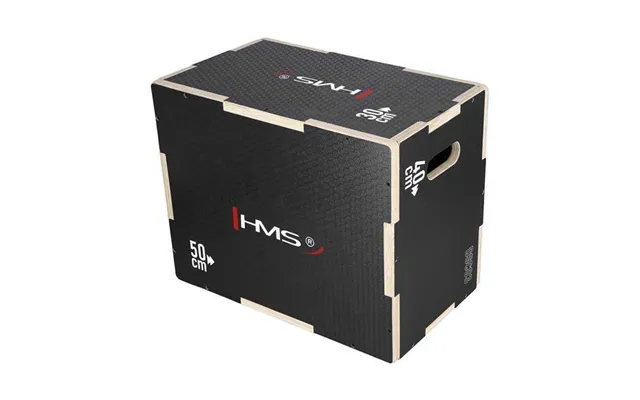 Hms Plyometrisk Kasse Sort 50x40x30 Cm